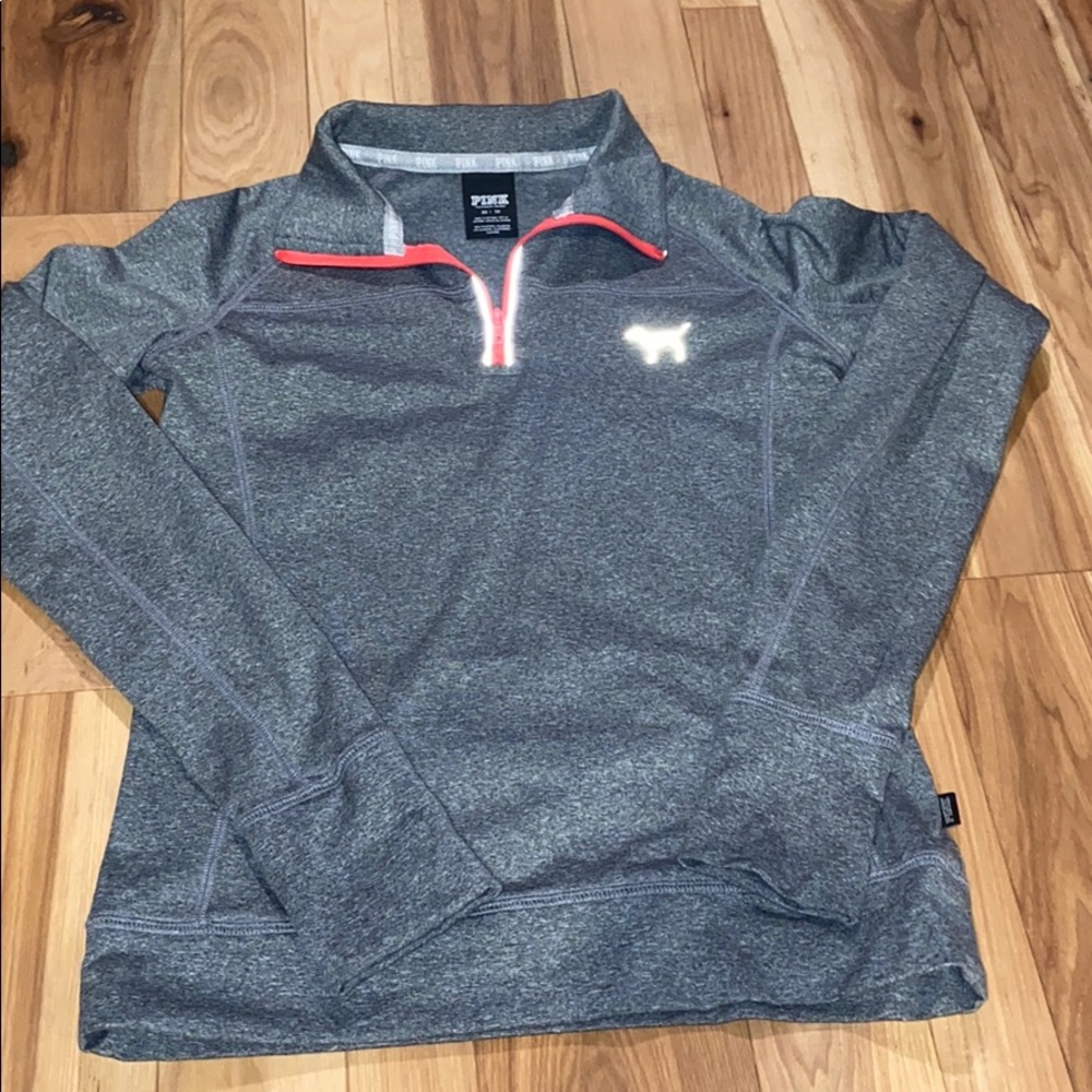 Pink half zip